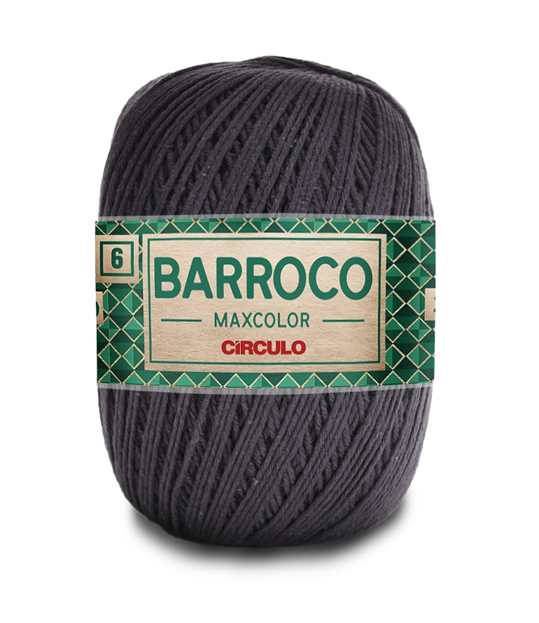 Barbante Bar Max Color 6 200g Cor8323 Cinza Onix