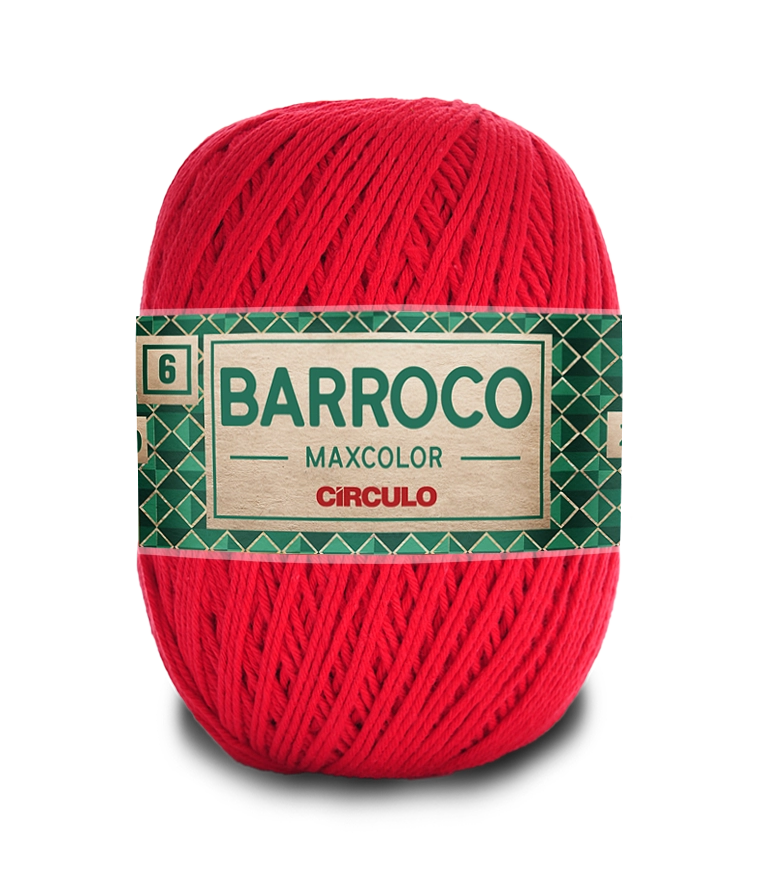 Barbante Barroco M Color Verm Claro 3501
