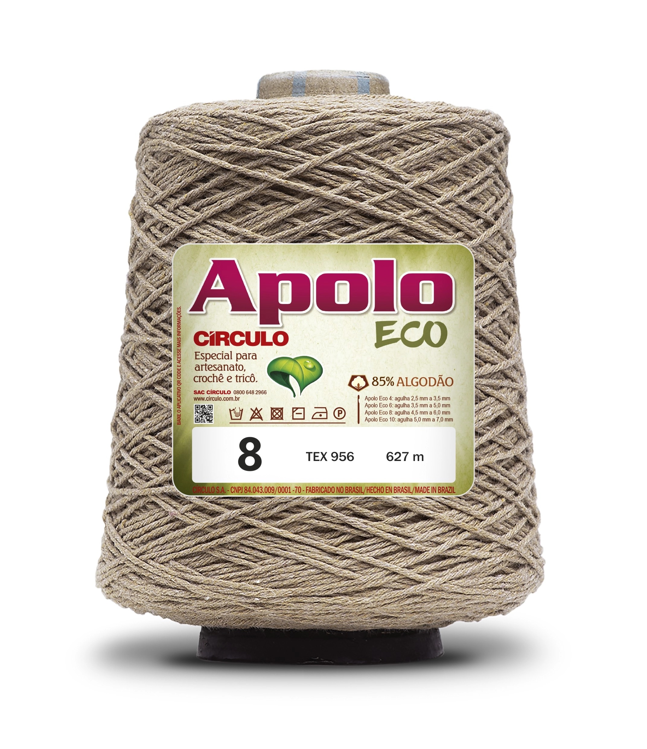 Barbante Circulo Apolo Eco 8 Porcelana 600g 7725