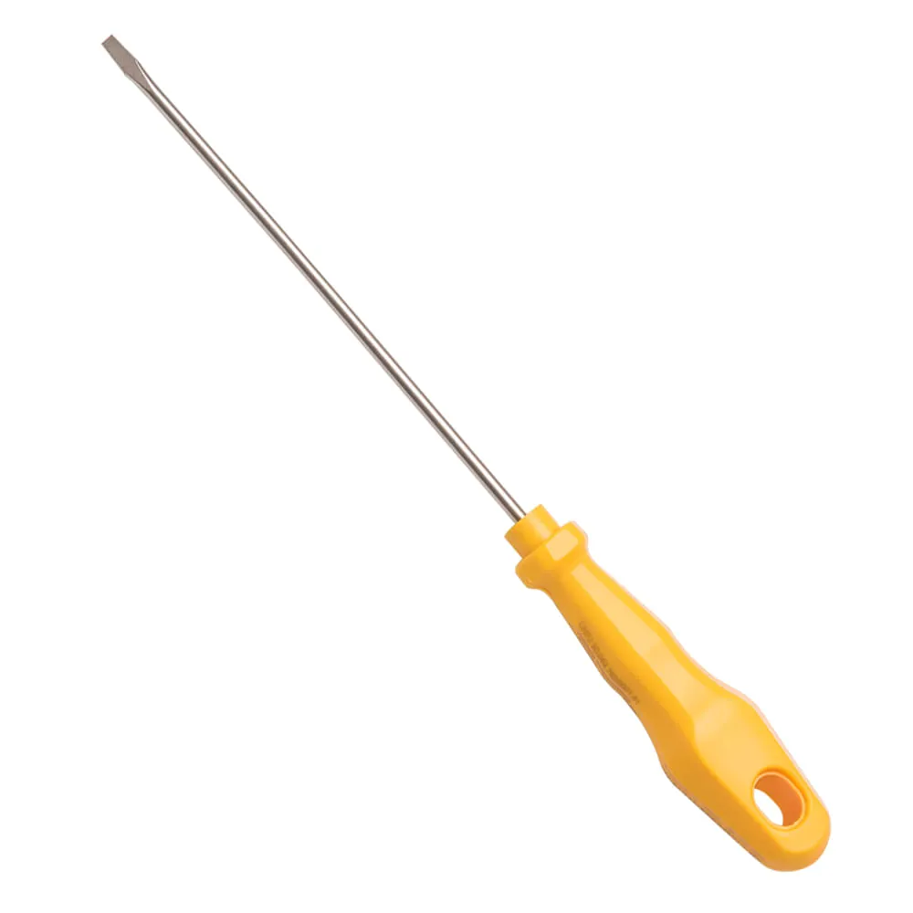 Chave de Fenda Ponta Chata 1/8x5 Polegadas Amarela