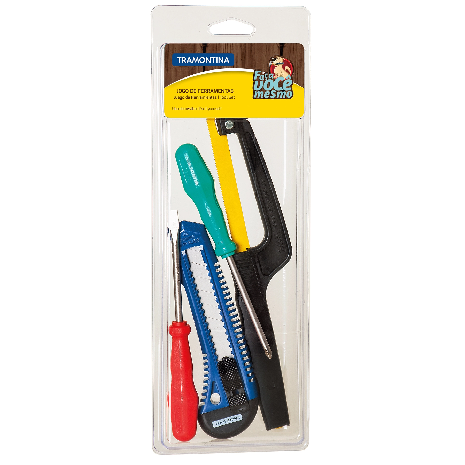 Kit De Ferramentas 4  Peças Estiletes e Chaves Tramontina