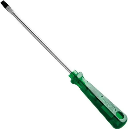 Chave De Fenda Ponta Chata Em Aço Cromo Vanádio 5x150 Mm (3/16x6") Tramontina Pro