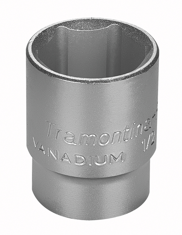 Soquete Sextavado Em Aco Cromo Vanadio 23 Mm - Encaixe 1 2 Tramontina