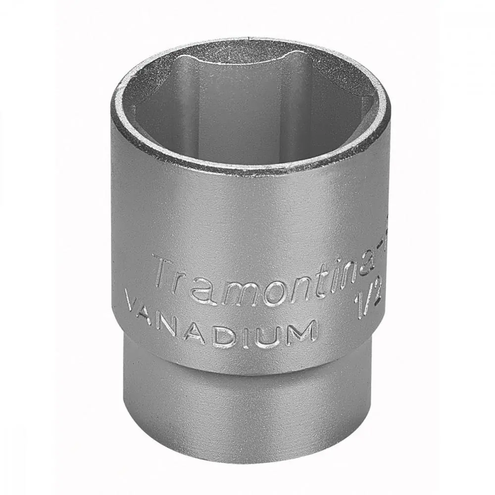 Soquete Sextavado Em Aço Cromo Vanádio 27 Mm - Encaixe 1/2" Tramontina Pro