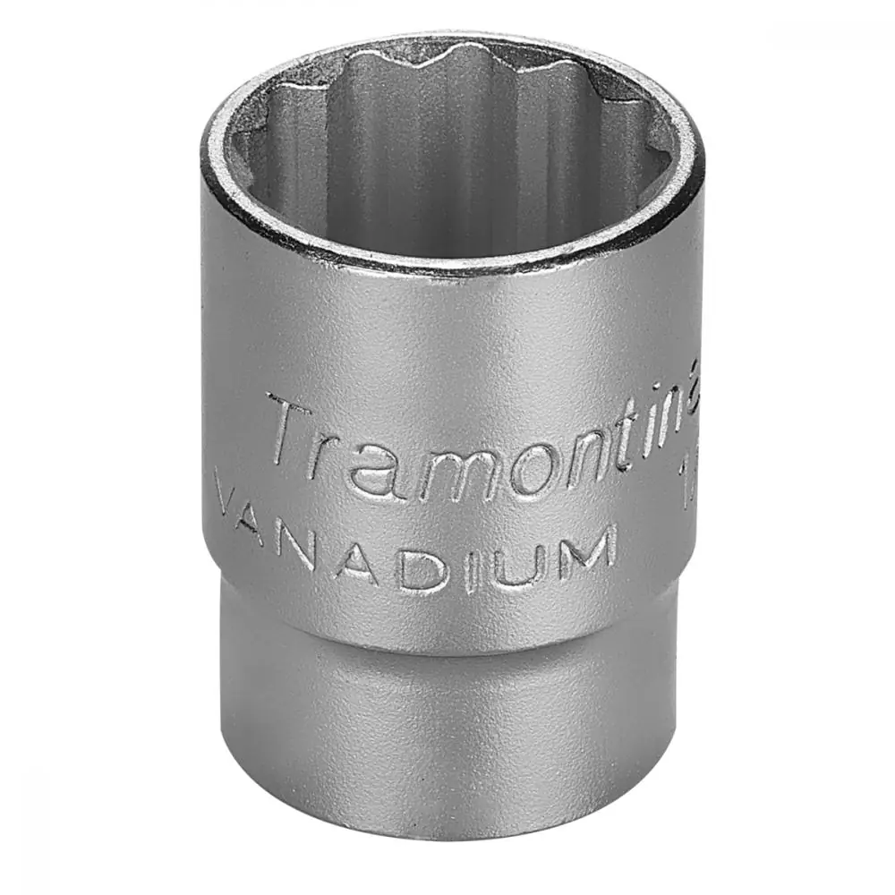 Soquete Estriado Em Aço Cromo Vanádio 3/4" - Encaixe 1/2"