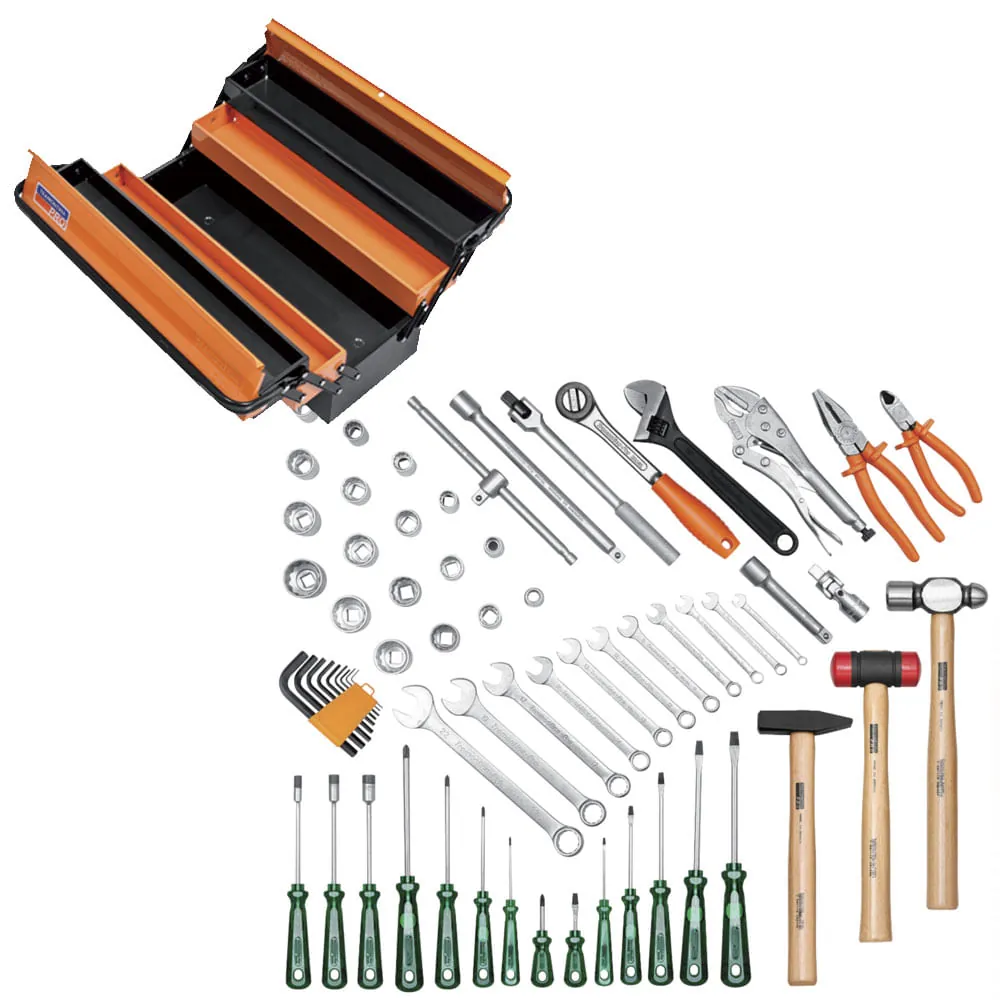 Caixa De Ferramentas + Kit De Ferramentas 65 Peças Tramontina 44952065 44952065