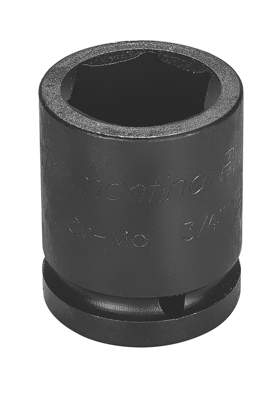 Soquete De Impacto Sextavado Em Aco Cromo Molibdenio 28 Mm - Encaixe 3 4 Tramontina