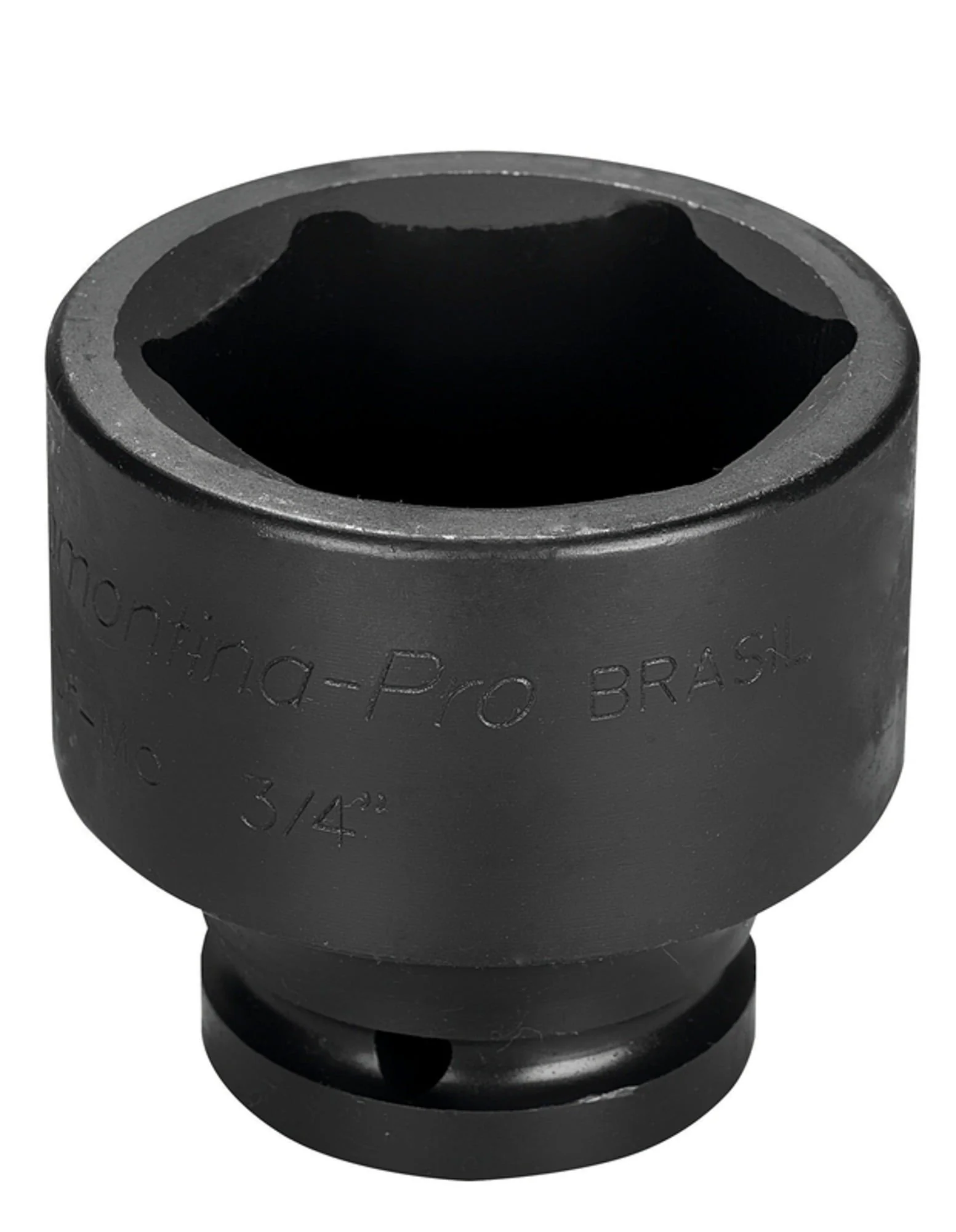 Soquete De Impacto Sextavado Em Aço Cromo Molibdênio 36 Mm - Encaixe 3/4