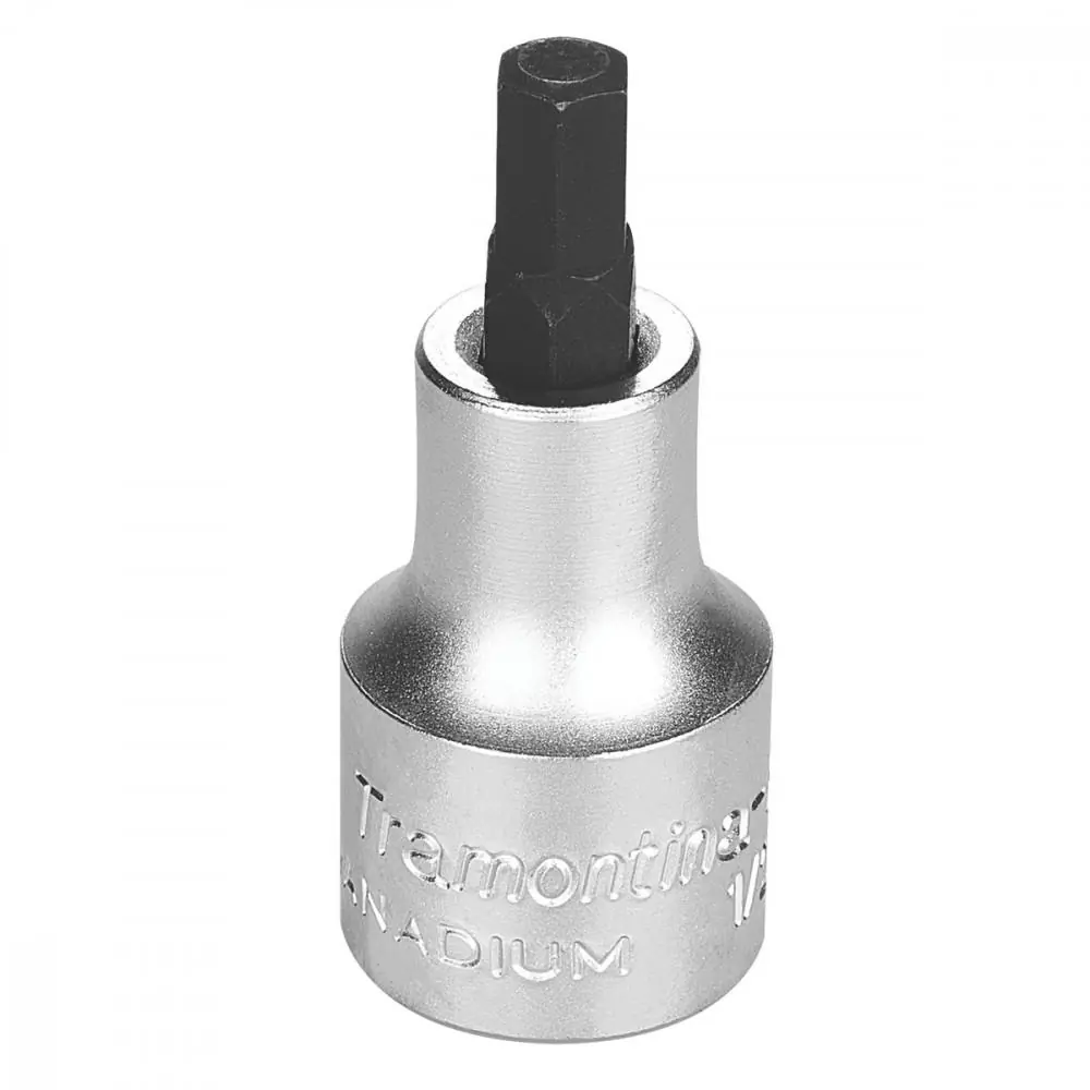 Soquete Em Aço Cromo Vanádio Ponta Hexagonal 7 Mm - Encaixe 1/2"