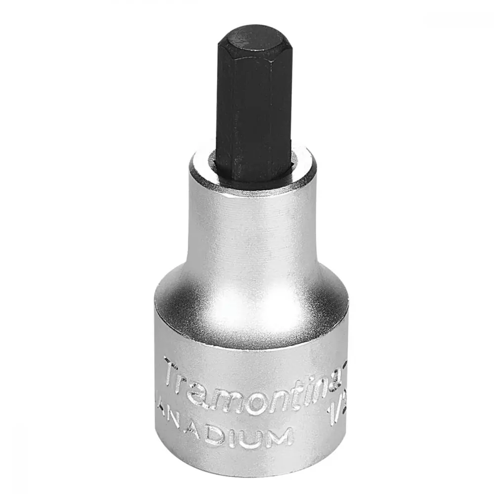 Soquete Em Aço Cromo Vanádio Ponta Hexagonal 10 Mm - Encaixe 1/2"