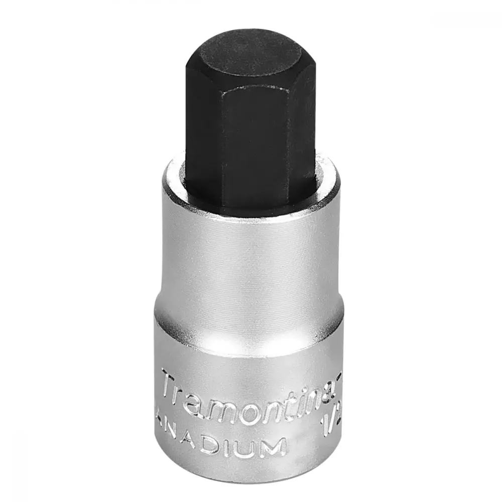 Soquete Em Aço Cromo Vanádio Ponta Hexagonal 12 Mm - Encaixe 1/2"