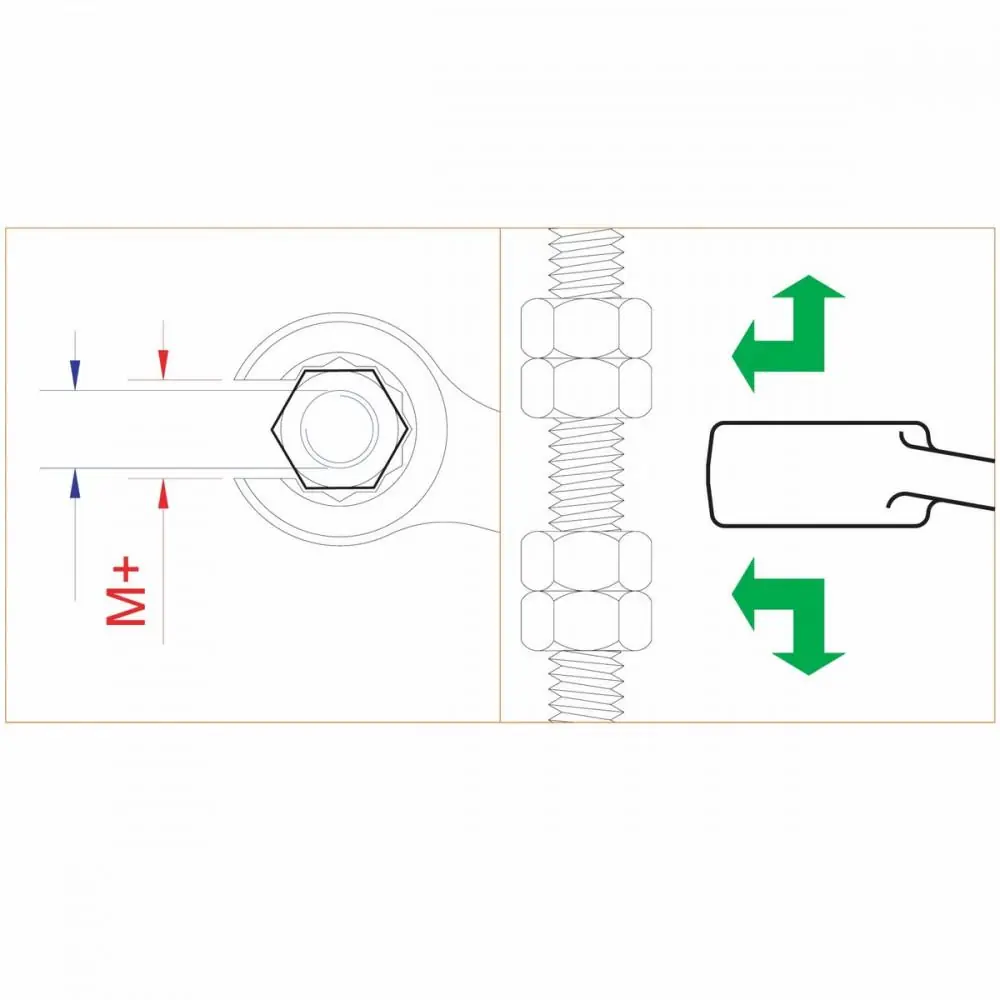 Chave Poligonal Aberta 14x17 Mm