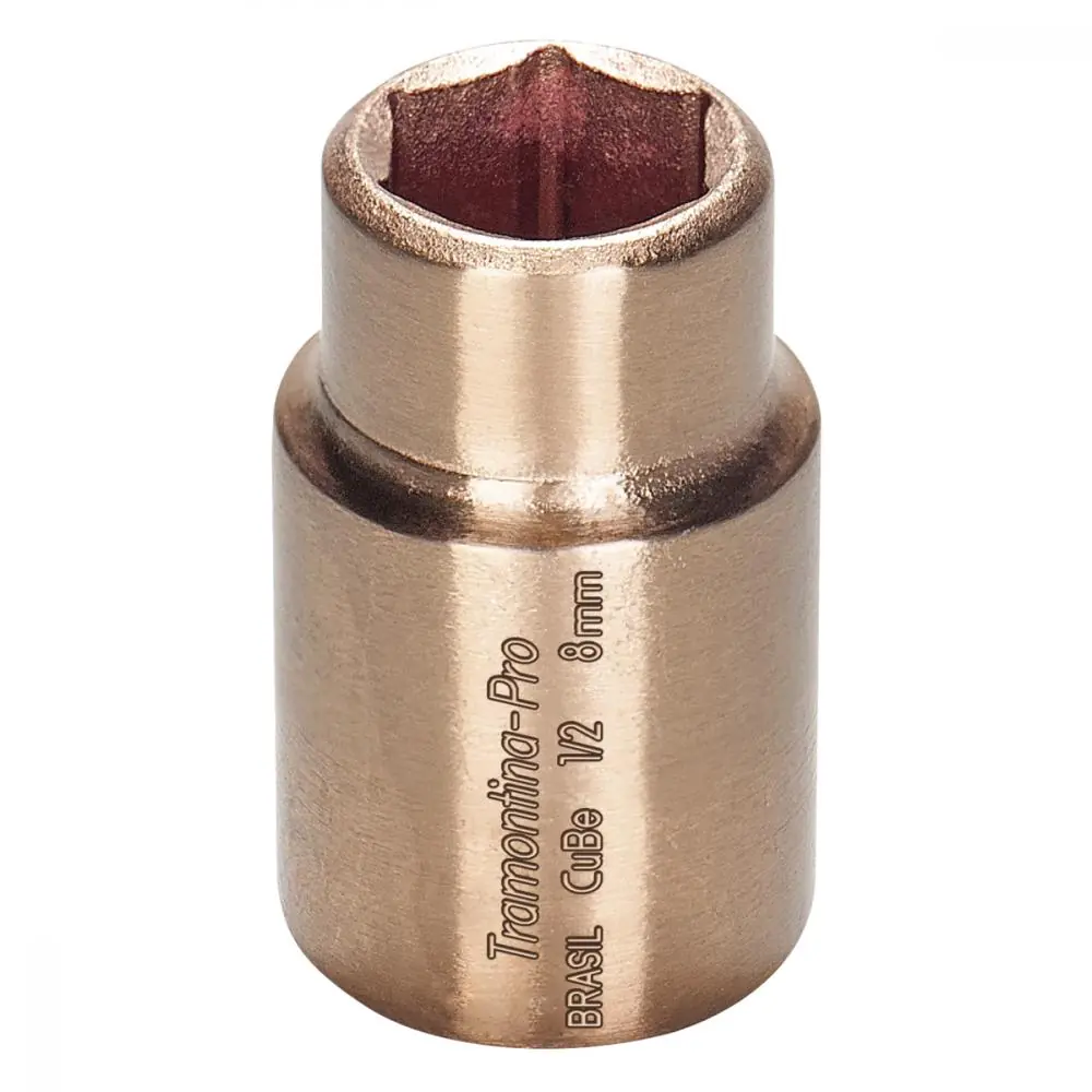Soquete Sextavado Em Cobre-berílio 24 Mm - Encaixe 1/2"