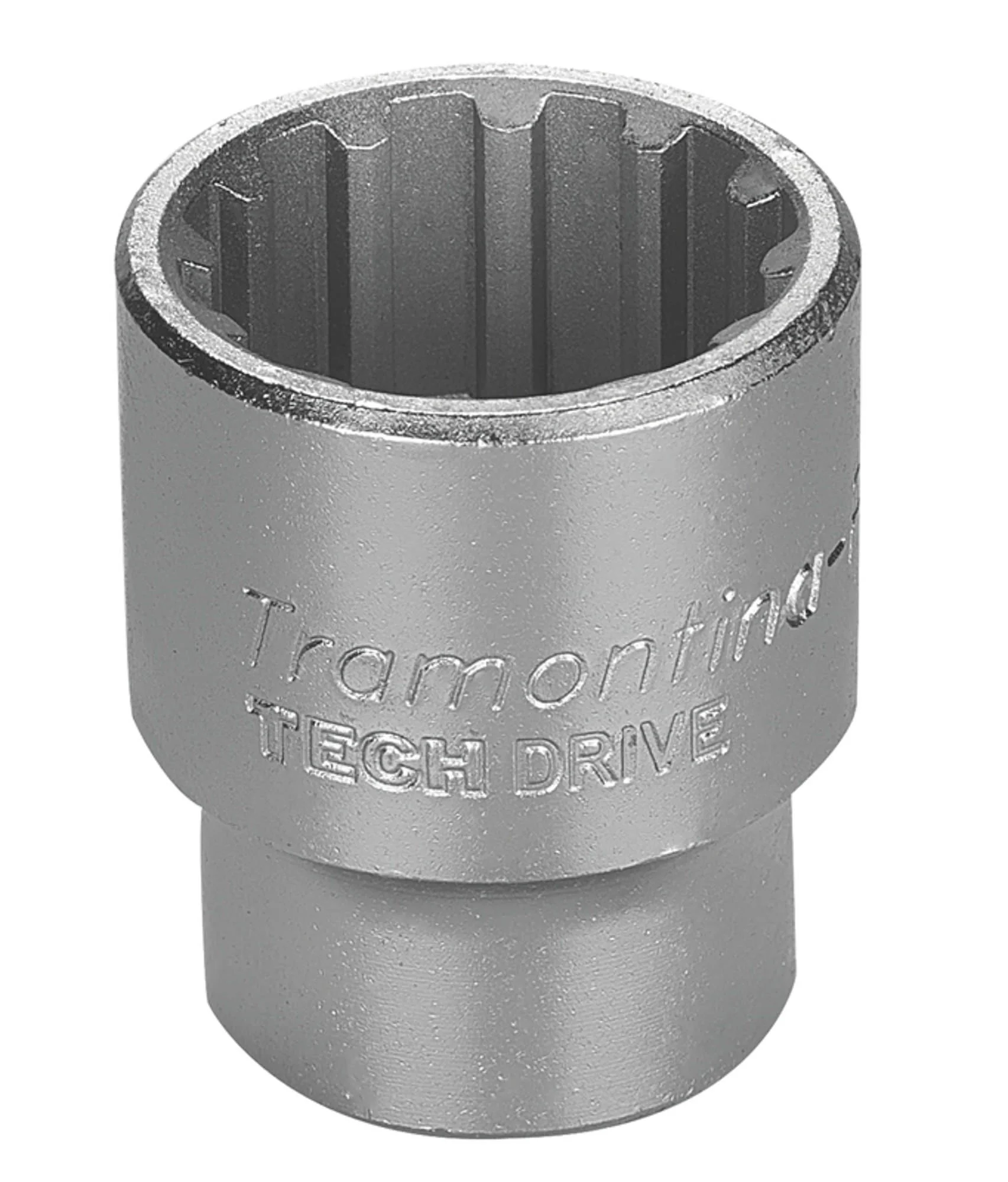 Soquete Techdrive Aço Cromo Vanádio 30mm - Encaixe 1/2" Tramontina Pro
