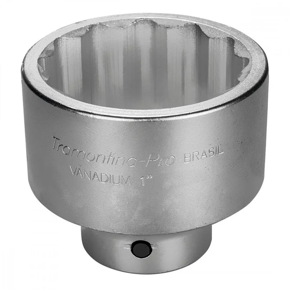 Soquete Estriado Em Aço Cromo Vanádio 3.1/8" - Encaixe 1"