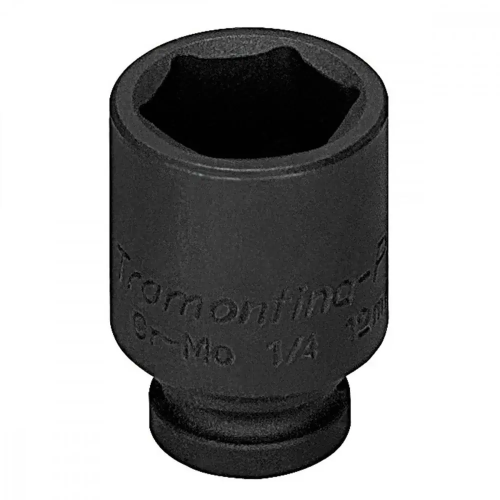Soquete De Impacto Sextavado Em Aço Cromo Molibdênio 8 Mm - Encaixe 1/4