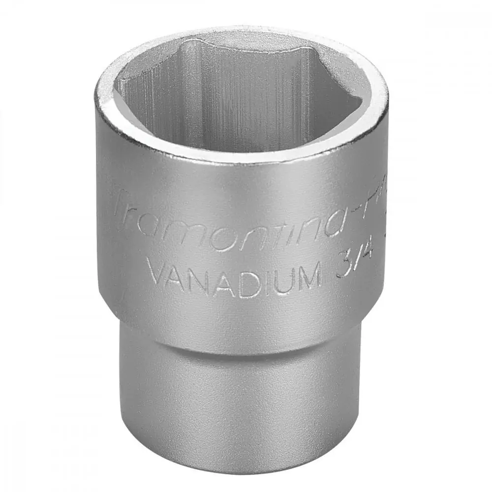 Soquete Sextavado Em Aço Cromo Vanádio 34 Mm - Encaixe 3/4"