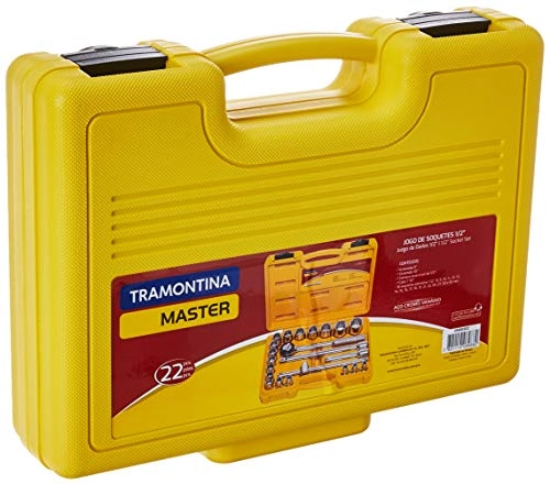 Soquete Estr.enc.1/2 8a32mm Jg.22pc Tramontina