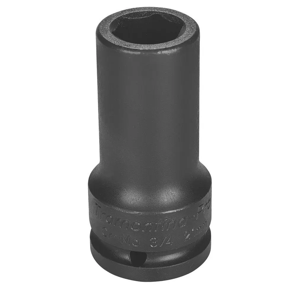 Soquete De Impacto Sextavado Longo Em Aço Cromo Molibdênio 21 Mm - Encaixe 3/4