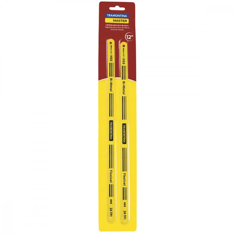 Conjunto De Lâminas Arco Serra Tramontina 24 Dentes 2 Peças