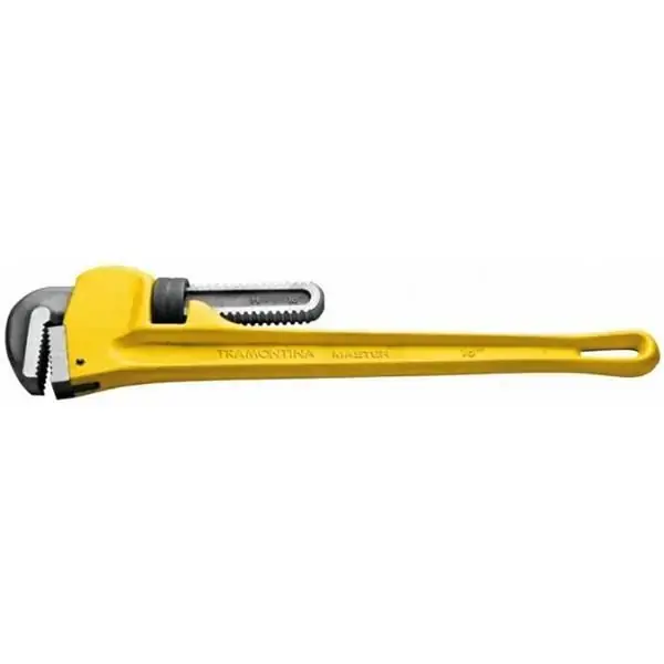 Chave Para Tubo Tramontina Modelo Americano 10 Amarela