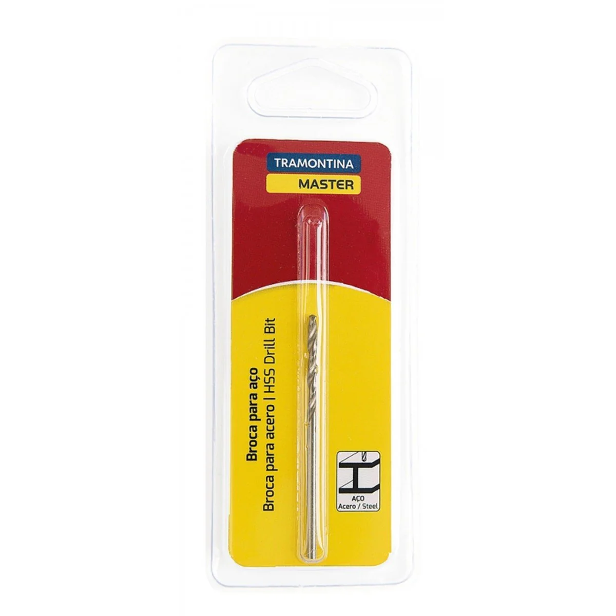 Broca Para Aço 1.8x46 Mm Tramontina Em Aço Rápido Hss Din 338 Tramontina