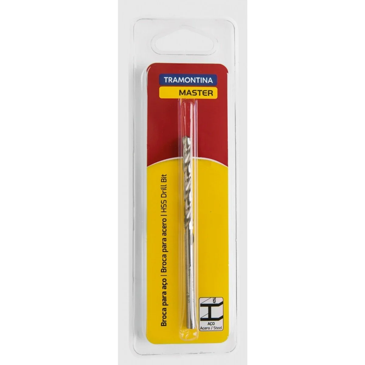 Broca Para Aço 2.8x61 Mm Tramontina Em Aço Rápido Hss Din 338 Tramontina