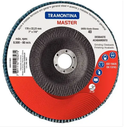 Disco Flap Conico 7 42617001 Tramontina