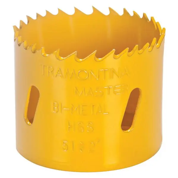 Serra Copo Bi-metálica 48 Mm 1.7/8" Tramontina Com Dentes Em Aço Rápido Hss