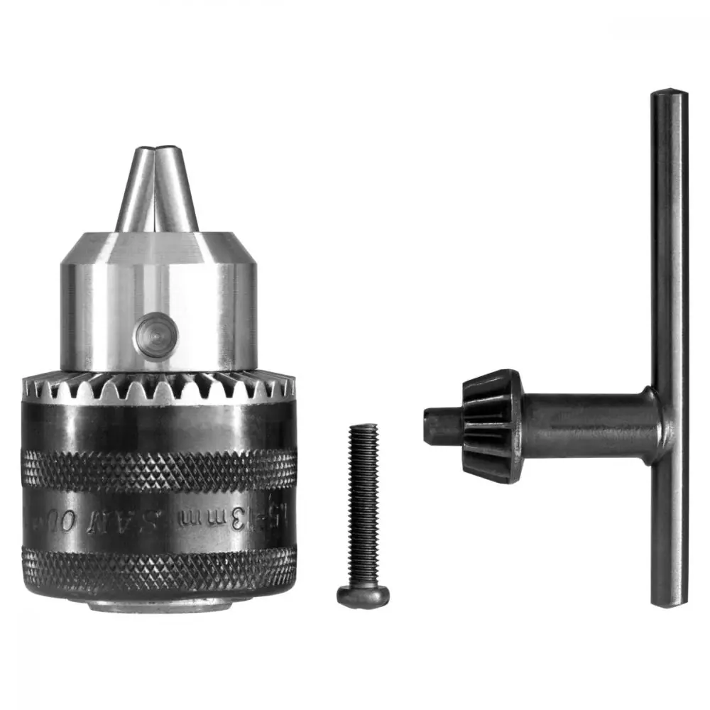 Kit Mandril 1/2" 13 Mm Tramontina Com Parafuso E Chave Para Furadeira 42410 3 Peças