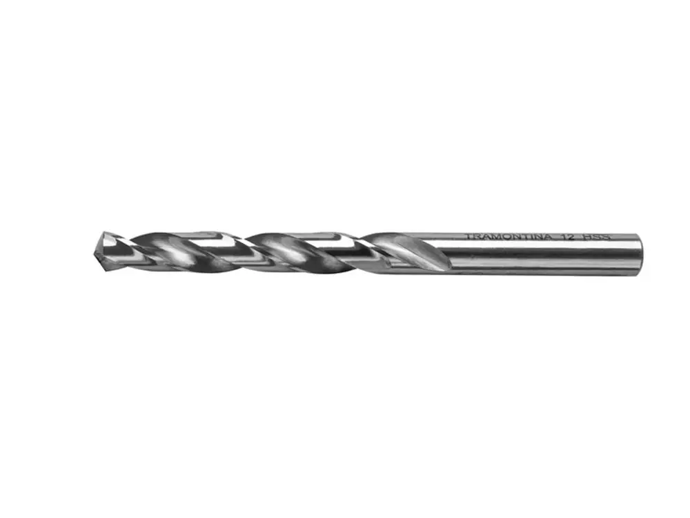 Broca Para Aco 12x151mm Corpo Em Aco Rapido Hss Angulo Ponta 118 Graus Corte Direito Tramontina