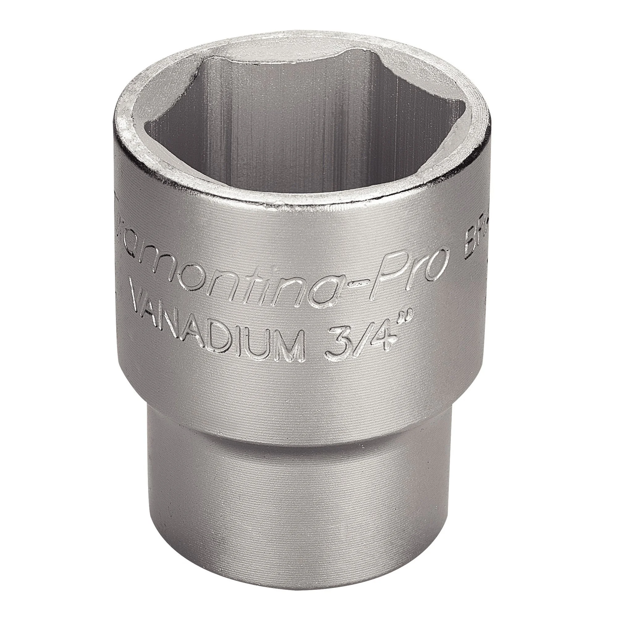 Soquete Sextavado Em Aço Cromo Vanádio 1.5/8" - Encaixe 3/4"