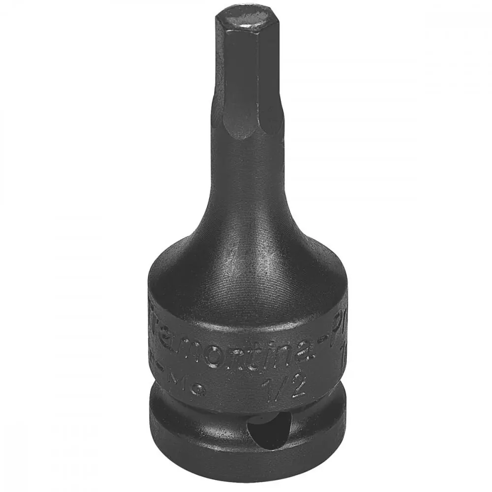 Soquete De Impacto Ponta Hexagopnal Em Aço Cromo Molibdênio 7 Mm - Encaixe 1/2