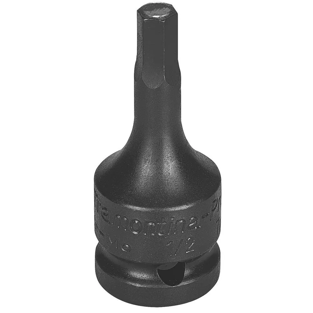 Soquete De Impacto Ponta Hexagopnal Cromo 9mm Encaixe 1/2