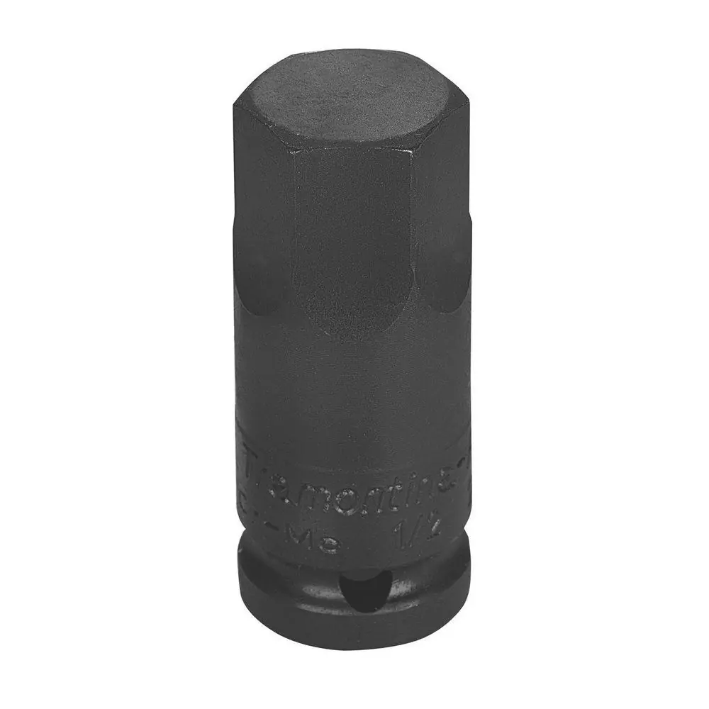 Soquete De Impacto Ponta Hexagopnal Em Aço Cromo Molibdênio 21 Mm - Encaixe 1/2