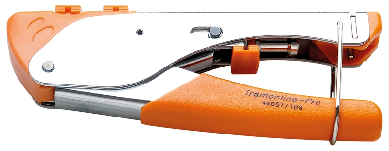 Alicate Crimpador Para Cabos Coaxiais 6 Tramontina