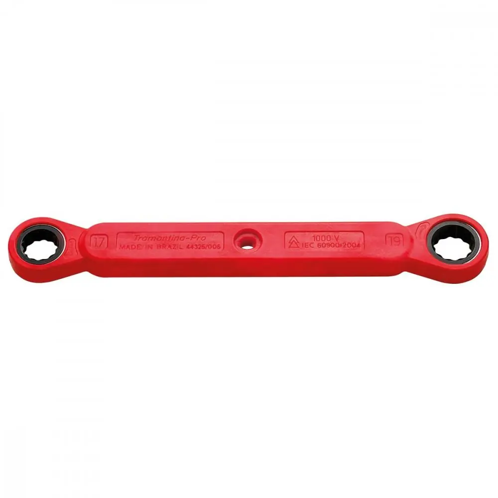Chave Estrela Com Catraca Isolada Iec 60900 17x19 Mm