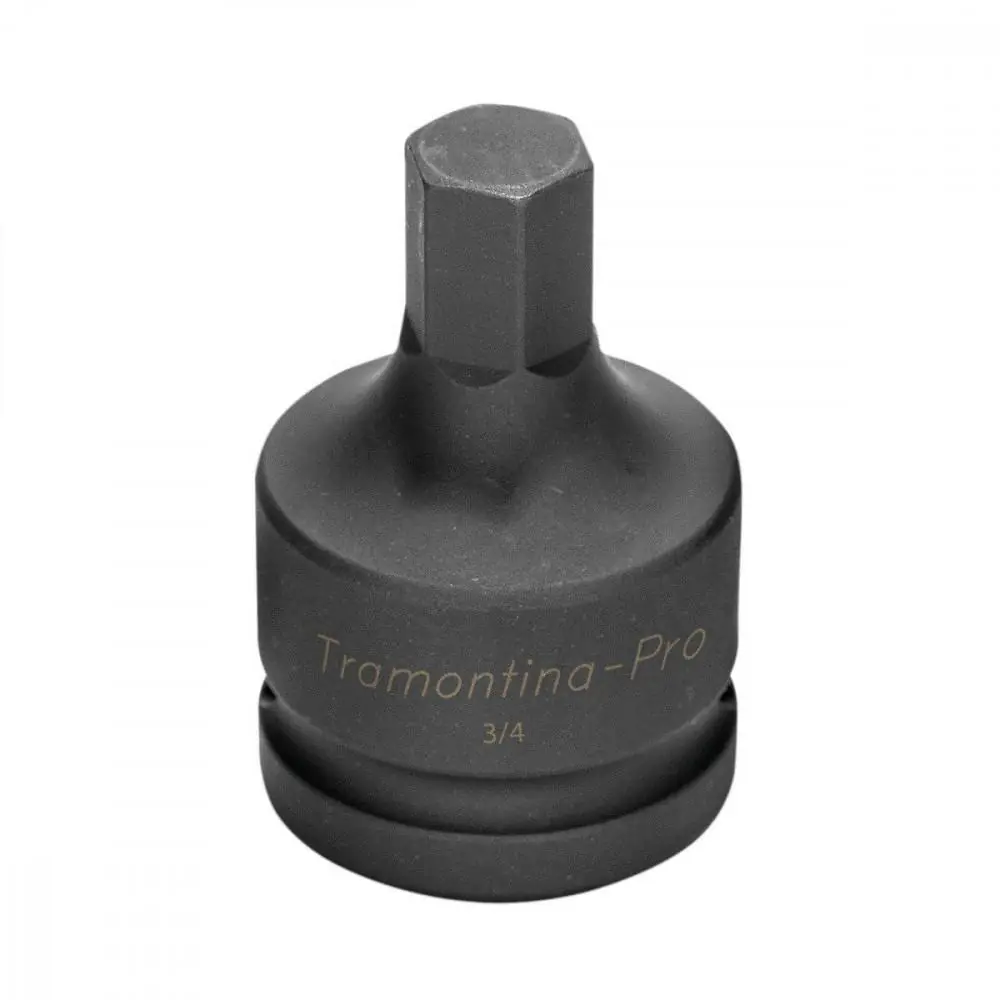 Soquete De Impacto Ponta Hexagopnal Em Aço Cromo Molibdênio 12 Mm - Encaixe 3/4