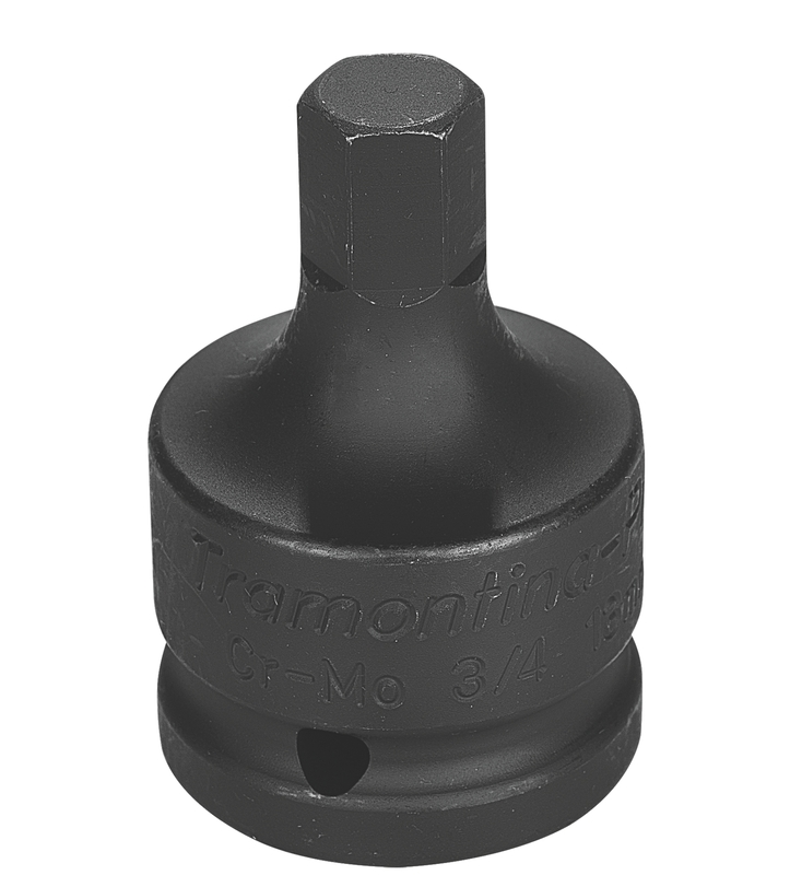 Soquete De Impacto Ponta Hexagopnal Em Aco Cromo Molibdenio 13 Mm - Encaixe 3 4 Tramontina