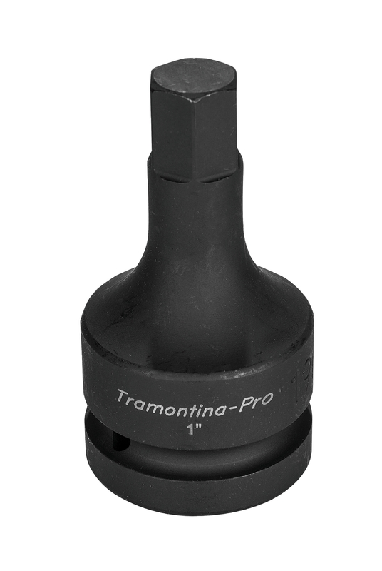 Soquete De Impacto Ponta Hexagonal Em Aco Cromo Molibdenio 10 Mm - Encaixe 1 Tramontina