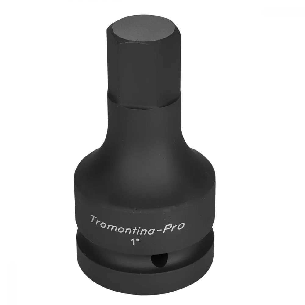 Soquete De Impacto Ponta Hexagonal Em Aço Cromo Molibdênio 22 Mm - Encaixe 1