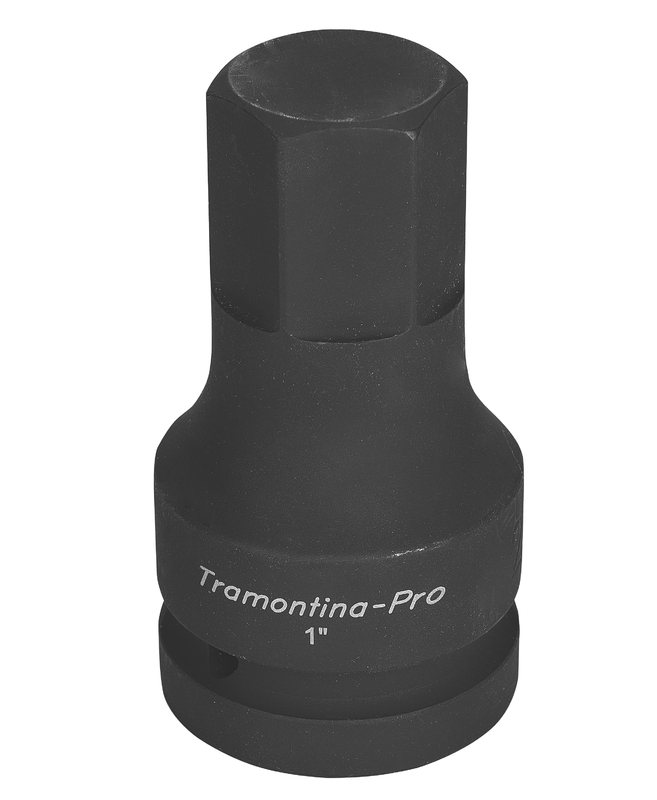 Soquete De Impacto Ponta Hexagonal Em Aco Cromo Molibdenio 32 Mm - Encaixe 1 Tramontina