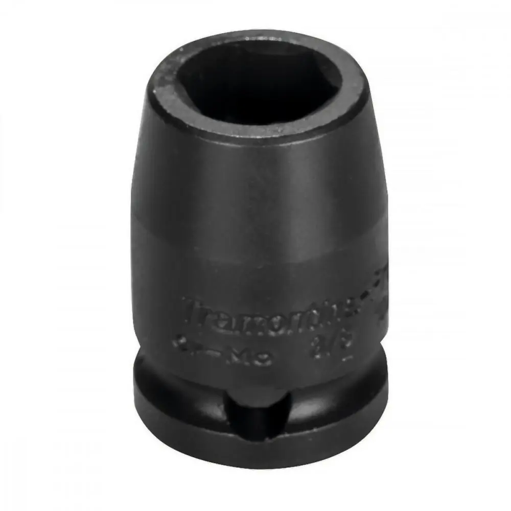 Soquete De Impacto Sextavado Em Aço Cromo Molibdênio 12 Mm - Encaixe 3/8