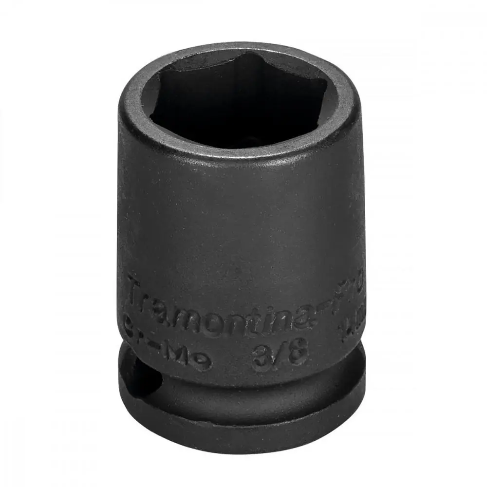 Soquete De Impacto Sextavado Em Aço Cromo Molibdênio 14 Mm - Encaixe 3/8