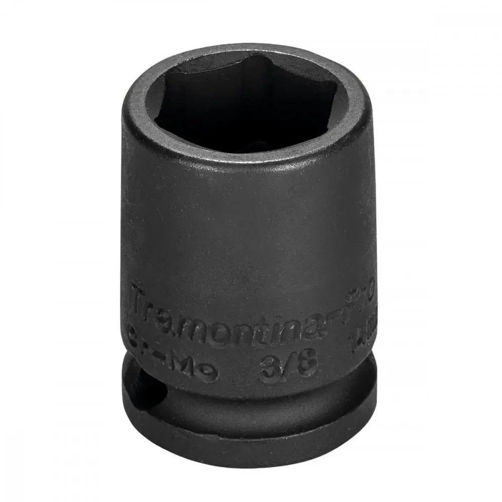 Soquete De Impacto Sextavado Em Aço Cromo Molibdênio 18 Mm - Encaixe 3/8
