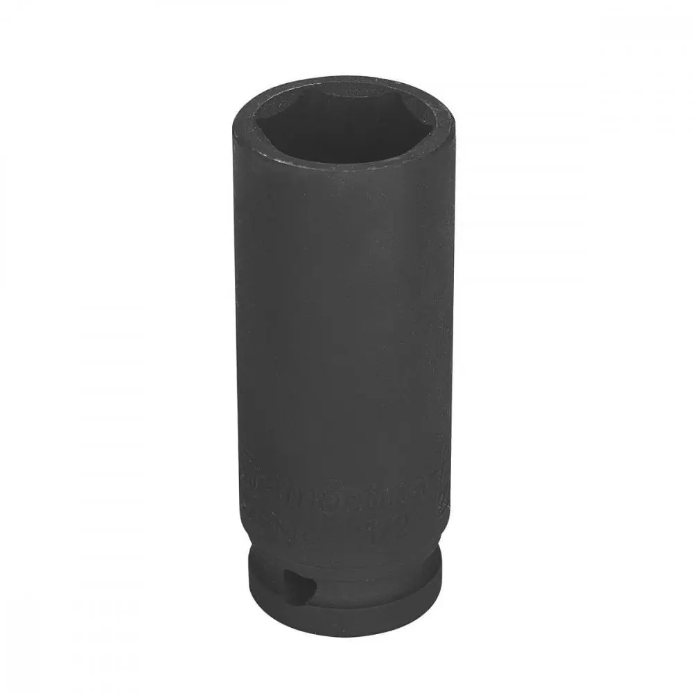 Soquete De Impacto Sextavado Longo Em Aço Cromo Molibdênio 23 Mm - Encaixe 1/2
