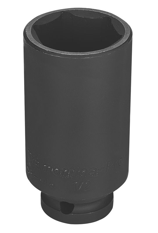 Soquete De Impacto Sextavado Longo Em Aco Cromo Molibdenio 30 Mm - Encaixe 1 2 Tramontina