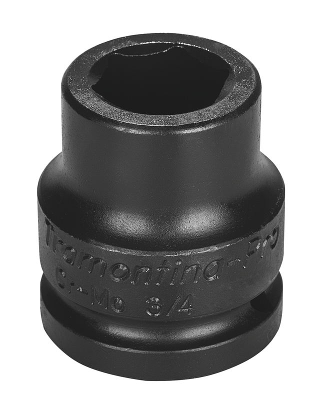 Soquete De Impacto Sextavado Em Aco Cromo Molibdenio 17 Mm - Encaixe 3 4 Tramontina