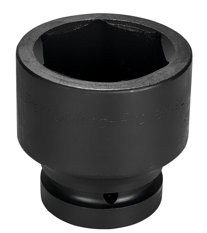 Soquete De Impacto Sextavado Em Aco Cromo Molibdenio 42 Mm - Encaixe 1 Tramontina
