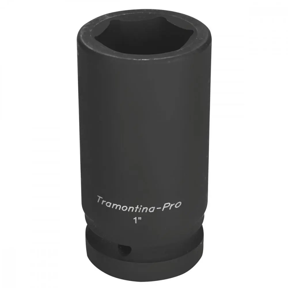 Soquete De Impacto Sextavado Longo Em Aço Cromo Molibdênio 34 Mm - Encaixe 1
